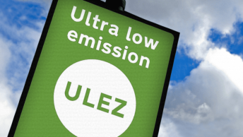 Ultra Low Emission Zone (ULEZ) sign